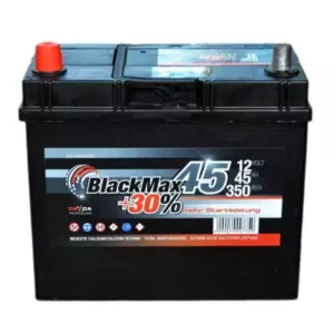 Автомобільний акумулятор BlackMax 6СТ-45Ah Аз ASIA 350A (EN)