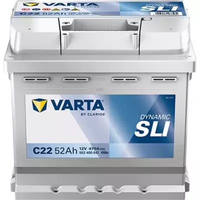 Автомобільний акумулятор VARTA Blue Dynamic C22 6СТ-52Ah АзЕ 470A (EN)