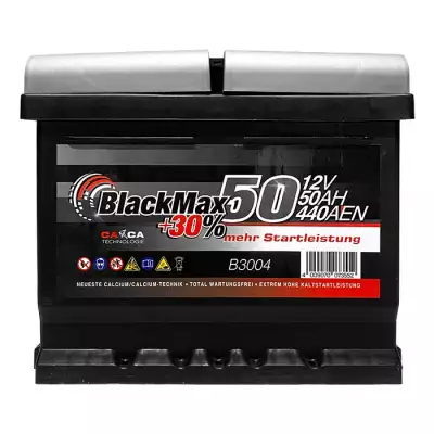 Автомобільний акумулятор BlackMax 6СТ-50Ah АзЕ 440A (EN)