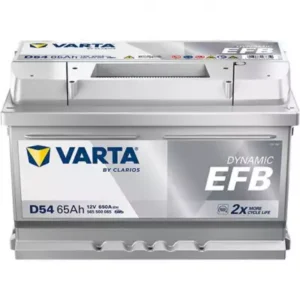 Автомобільний акумулятор VARTA Blue Dynamic EFB D54 6СТ-65Ah АзЕ 650A (EN)