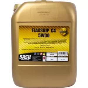 Автомобільна моторна олива SASH FLAGSHIP C4 5W-30 20л
