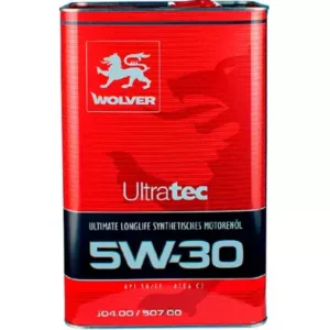 Автомобільне моторне масло WOLVER Ultratec 5W-30 5л