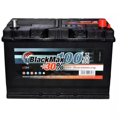 Автомобільний акумулятор BlackMax 6СТ-100Ah АзЕ ASIA 850A