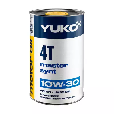 Моторна олива YUKO MASTER SYNT 4T 10W30 0,6л