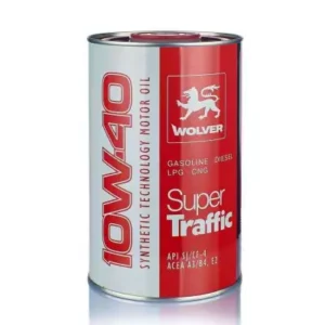 Автомобільне моторне масло WOLVER Super Traffic 10W-40 1л