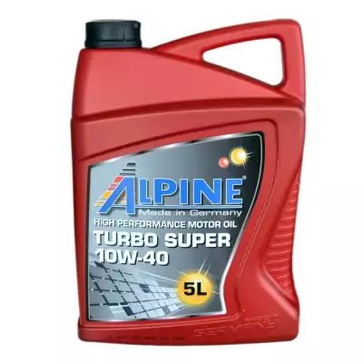 Автомобільна моторна олива Alpine Turbo Super 10W-40 5л