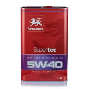 Автомобільне моторне масло WOLVER Supertec 5W-40 4л