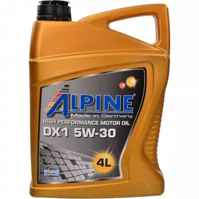 Автомобільне моторне масло Alpine DX1 5W-30 4л